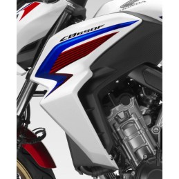 Flanc Avant Gauche Honda CB650F TRI-COLOR BLANC