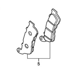 Front Pad Set Honda Forza 300