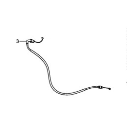 Cable B Throttle Lower Honda CBR 650F