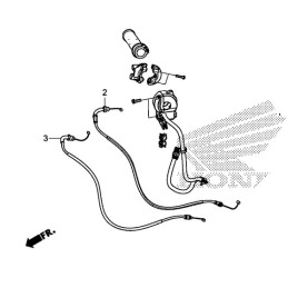 Cable Accélérateur B Inférieur Honda CBR 650F