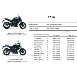 Ecope Flanc Avant Gauche Kawasaki ER6n 650