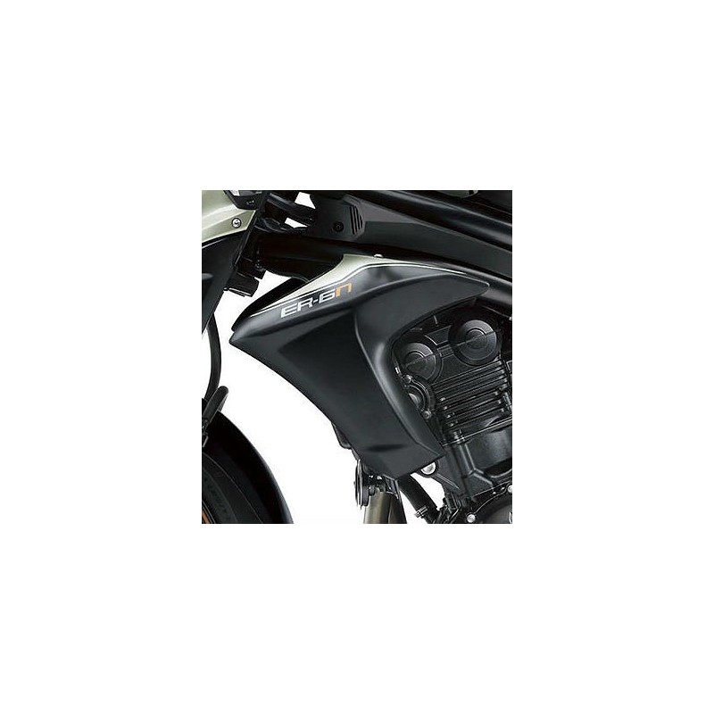 Kit Autocollants Ecope Gauche Logo 2016 Kawasaki ER6N 650 BLANC URBAN CITY