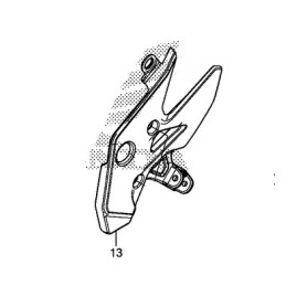 Support Repose Pied Conducteur Gauche Honda CB500F