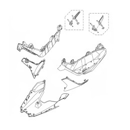 Board Footrest Left Yamaha NMAX