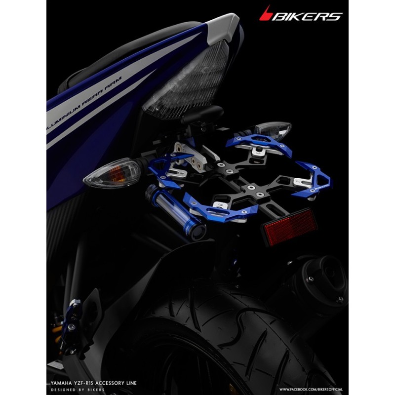 Adjustable License Plate Support Bikers Yamaha YZF R15