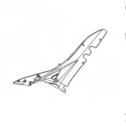 Couvre Central Droit Yamaha YZF R15