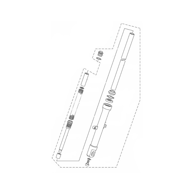 Front Fork Left Yamaha YZF R15