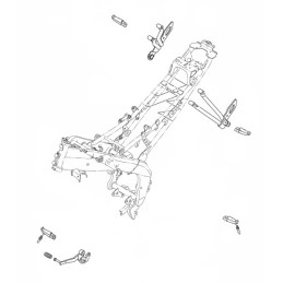 Footrest Front Left Yamaha YZF R15