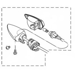 Rear Right Flasher Light Yamaha YZF R15