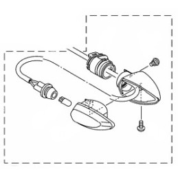 Front Left Flasher Light Yamaha YZF R15