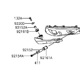 Fixing Set Grip Tandem Kawasaki Er6n 650