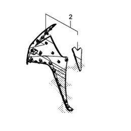 Carénage Flanc Avant Droit Honda CBR 650F