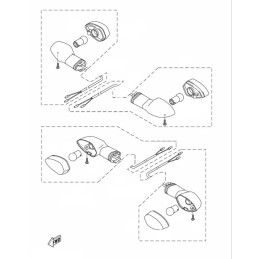 Rear Winker Left Yamaha MT-03 / MT-25