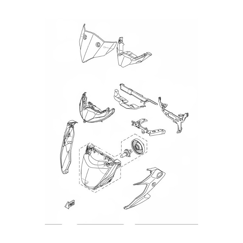 Windshield Yamaha MT03 / MT25 B04H436900P0