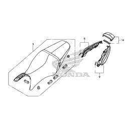 Cowling Rear Honda CBR 650F