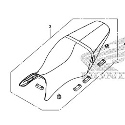 Seat Double Honda CBR 650F