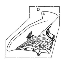 Shroud Left Honda CB500X 2016 2017 2018