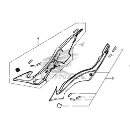 Carénages Centraux Honda CBR 650F