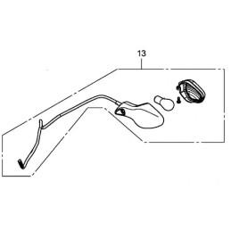 Turn Signal Rear Left Honda CBR 650F