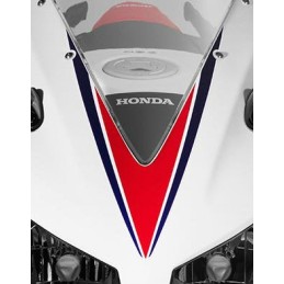 Stripe Upper Cowling Honda CBR300R Bicolor White/Red