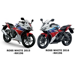 Autocollants Carénage Flanc Avant Gauche Honda CBR300R Bicolor Blanc/Rouge