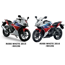 Autocollant Logo Inférieur Honda CBR300R Bicolor Blanc/Rouge