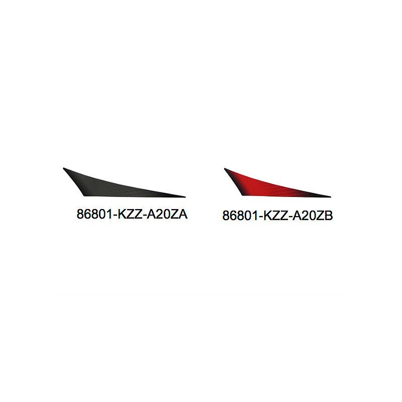 Stripe right rear fender Honda CRF 250M Stripe right rear fender Honda CRF 250M