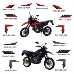 Stripe right rear fender Honda CRF 250M