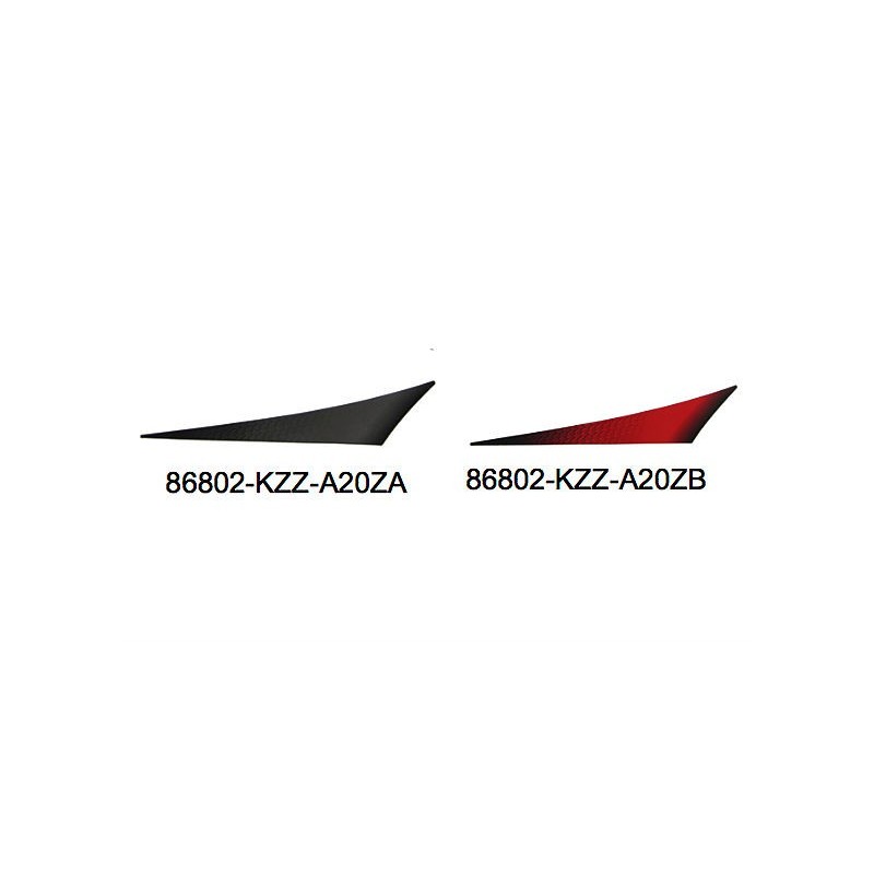 Stripe left rear fender Honda CRF 250M Stripe left rear fender Honda CRF 250M