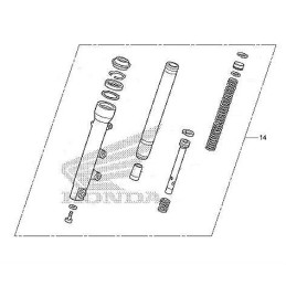 Front Fork Left Honda Sh125 / Sh150