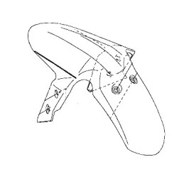 Front Fender Kawasaki Z250