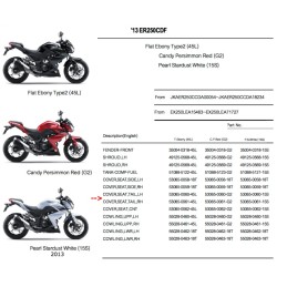 Cover Tail Right Kawasaki Z250