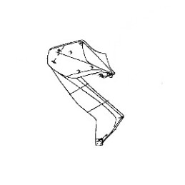 Carénage Flanc Avant Gauche Kawasaki Z250