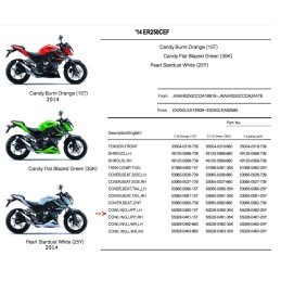 Carénage Phare Avant Gauche Kawasaki Z250
