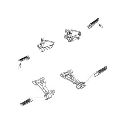 Step Rear Left Kawasaki Z250