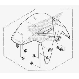 Front Fender Honda Msx 125SF