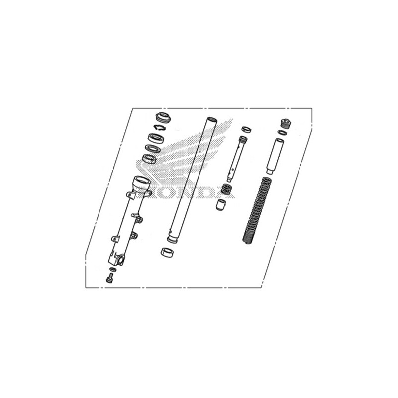 Front Fork Right Honda CB500F 2013 2014 2015 51400-MGZ-J42