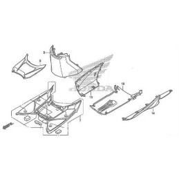 Carénage Inférieur Droit Honda Sh125 / Sh150