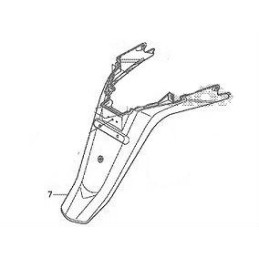 Garde Boue Arrière Honda Sh125i / Sh150i