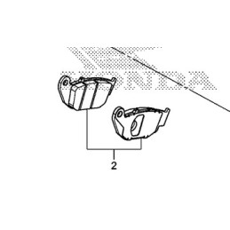 Rear Brake Pad set Honda Msx 125