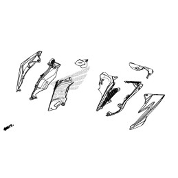 Cowling Right Inner Honda CB500F 2016 2017 2018