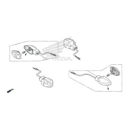 Clignotant Avant Gauche Honda Msx 125SF