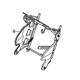Support Face Avant Honda MSX GROM 125SF