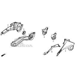 Carénages centraux Honda Msx 125 / Grom 125