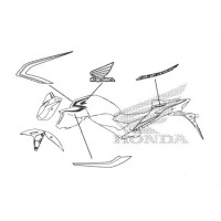 Autocollants Stickers Origine Honda CB500F 2019 2020 2021
