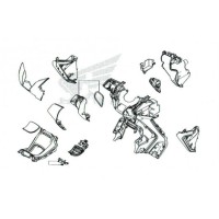 Genuine Spare Inner Cover Parts Honda Forza 125