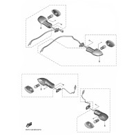 Yamaha XSR 125/155 Pièces Eclairage Phare Clignotants Origine
