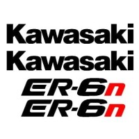 Original Stickers Marks Kawasaki ER6n 650 2012 2013 2014 2015 2016