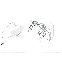 Original Fenders Parts Honda Forza 350 2021 2022