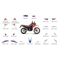 Autocollants Stickers Origine Honda CRF300 RALLY